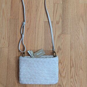 Madewell Puff Crossbody Bag Gray